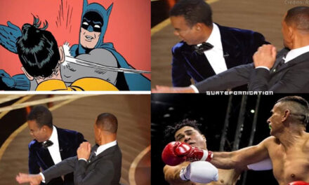 Se viralizan los mejores memes de la bofetada que le da Will Smith a Chris Rock