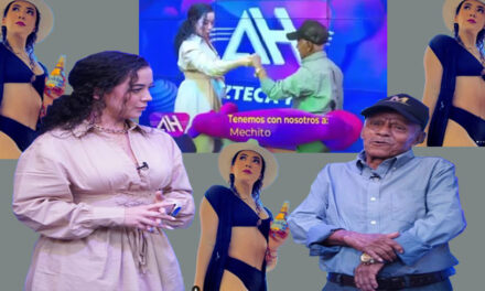 Se viraliza tremendo baile de Mechito y Danna Castillo antes del programa en TV Azteca (Video)