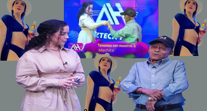 Se viraliza tremendo baile de Mechito y Danna Castillo antes del programa en TV Azteca (Video)