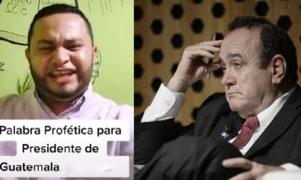 “Dios te puede quitar del puesto” Alejandro Giammattei recibe fuerte profecía (Video)