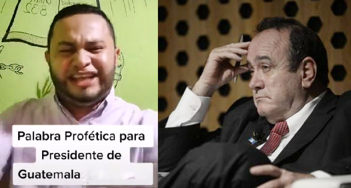 “Dios te puede quitar del puesto” Alejandro Giammattei recibe fuerte profecía (Video)