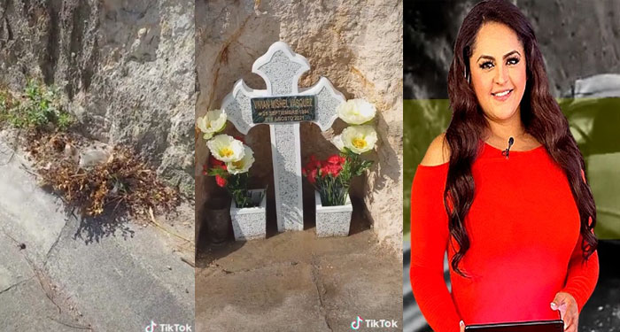 Familiares colocan nuevamente Cruz de Vivian Vásquez en el lugar donde falleció (Video)