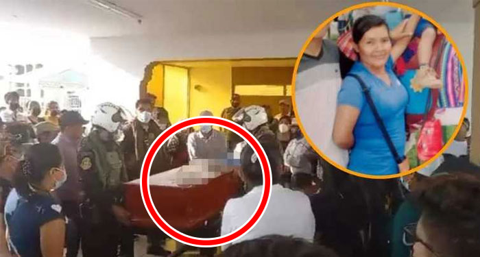 Momento exacto en que mujer resucita en pleno entierro (Video)