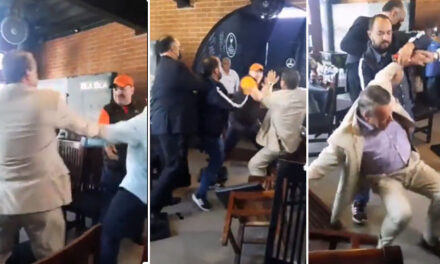 Alfredo Adame protagoniza nueva pelea contra un abogado en medio de una rueda de prensa (Video)