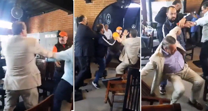 Alfredo Adame protagoniza nueva pelea contra un abogado en medio de una rueda de prensa (Video)