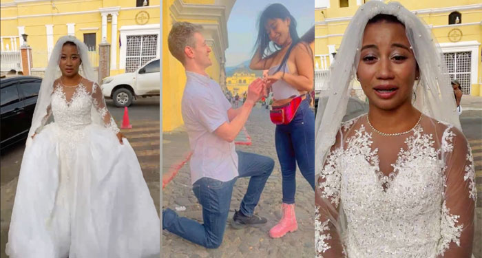 “Por fin me caso” Esme La Chapina se casa con el gringo (Video)
