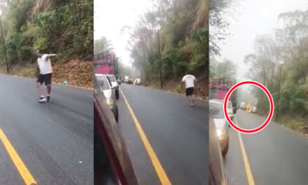 “Pierdo mi carro” La fuerte desesperación de Hombre que fue impactado en Ruta al Atlántico (Video)