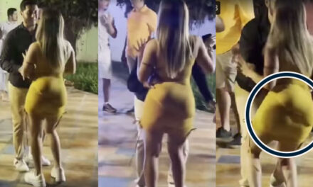 Chica se vuelve viral en las redes por su trasero falso (Video)