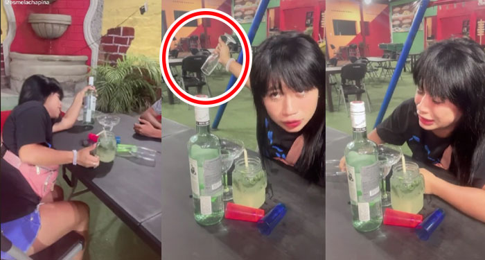 Esme La Chapina es captada en estado de ebriedad el fin de semana (Video)