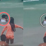 Pareja es captada manteniendo relaciones dentro de la playa (Video)