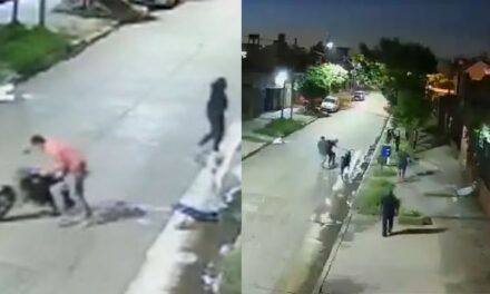 Ladrón atropello y asalto a una anciana, recibe tremenda vapuleada (Video)
