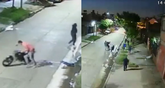 Ladrón atropello y asalto a una anciana, recibe tremenda vapuleada (Video)