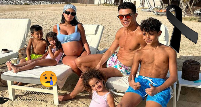 Con lágrimas Cristiano Ronaldo anunció el fallecimiento de uno de sus hijos