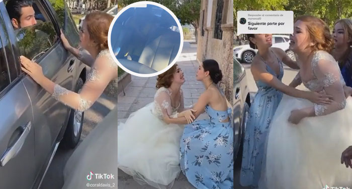 Novia descubre a su futuro esposo teniendo relaciones con su amante (Video)