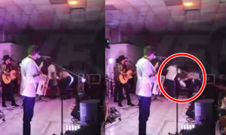 Momento en que mujer es apuñalada durante concierto (Video)