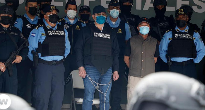 Honduras extradita a expresidente Juan Hernández, reclamado por narcotráfico en EEUU