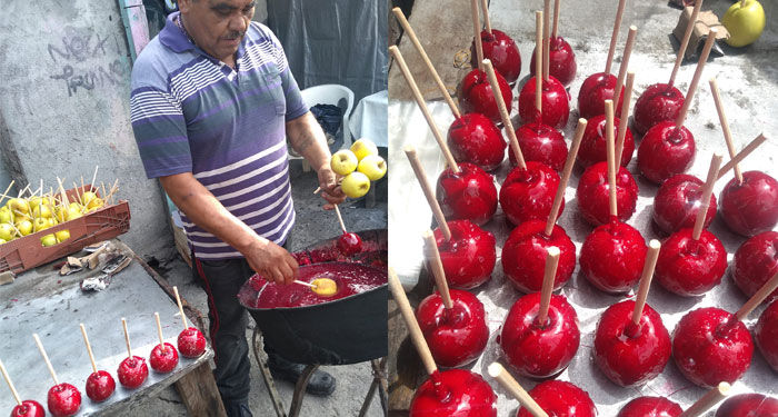 Le piden cientos de manzanas con caramelo y cancelan el pedido minutos antes de la entrega