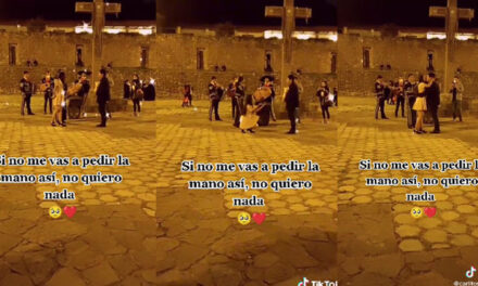 Mujer le pide matrimonio a su novio y se vuelve tendencia (Video)