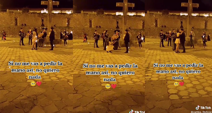 Mujer le pide matrimonio a su novio y se vuelve tendencia (Video)