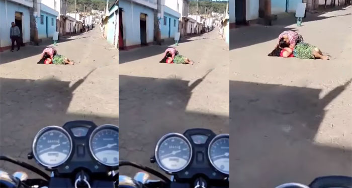 Dos mujeres se van a los golpes supuestamente por el amor de un hombre (Video)