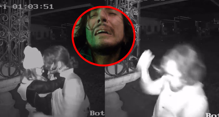 Cámara graba agresión de un hombre contra una mujer en Antigua Guatemala (Video)