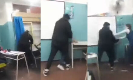 Momento en que alumno que era víctima de bullying le da tremenda golpiza a su acosador (Video)