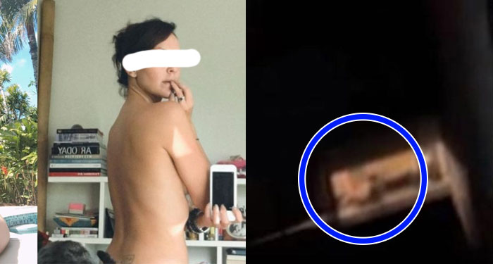 Mujer sale a su ventana como Dios la trajo al mundo y vecinos la denuncian (Video)