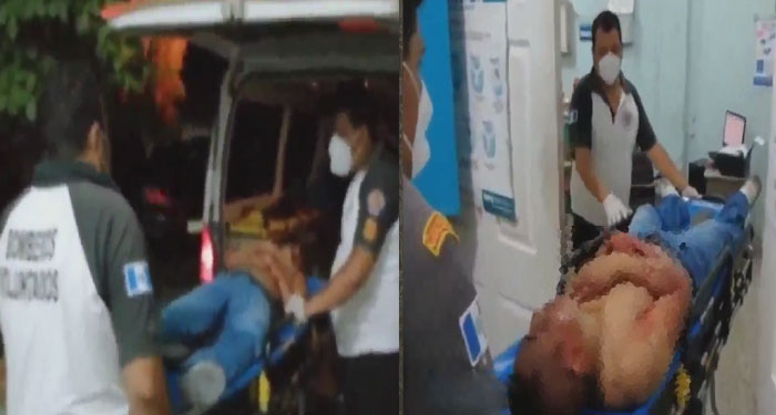Hombre en estado de ebriedad discute con su pareja e intenta lanzar a su bebe del tercer nivel (Video)