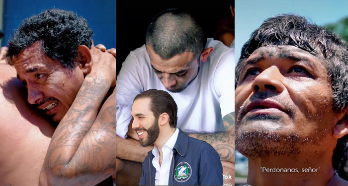 Pandilleros lloran al saber que estarán presos por más de 40 años en El Salvador (Video)