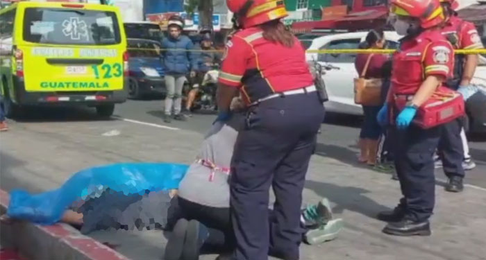 Fuerte balacera en la colonia Bethania zona 7 capitalina deja una persona fallecida (Video)