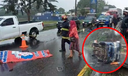 Mortal accidente en el kilómetro 40 de la Ruta Interamericana (Video)