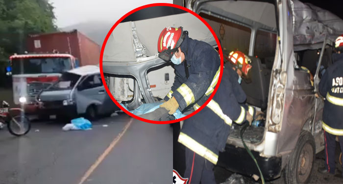 Mortal accidente en Ruta al Atlántico deja al menor 4 fallecidos (Video)