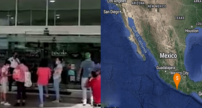 Momento del fuerte sismo ocurrido en México (Video)