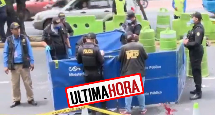 Tráiler le pasó las llantas encima a un motorista y lo deja sin vida en la zona 13 (Video)