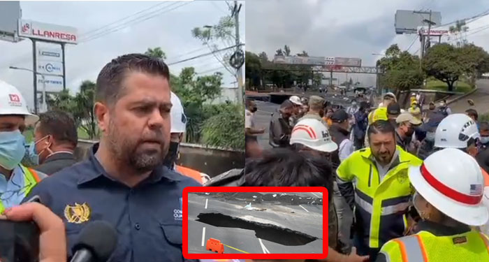 Ingenieros de Estados Unidos llegan en el socavamiento de Villa Nueva (Video)