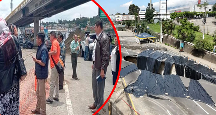 Fieles creyentes acuden al hundimiento de Villa Nueva, para ayunar por una solución