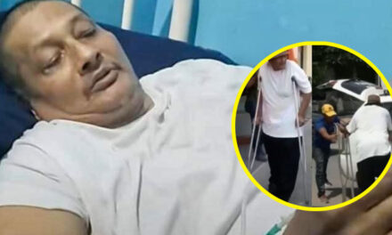 Apóstol Santiago Zúñiga queda imposibilitado tras caerle derrame en un pie (Video)