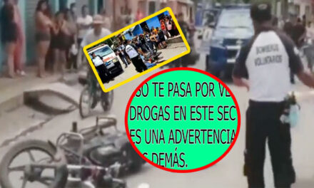 Rivales asesinan a balazos a vendedor de droga y le dejan una fuerte nota (Video)