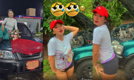 La nueva camioneta de Esme la Chapina le empieza a dar problemas de motor (Video)