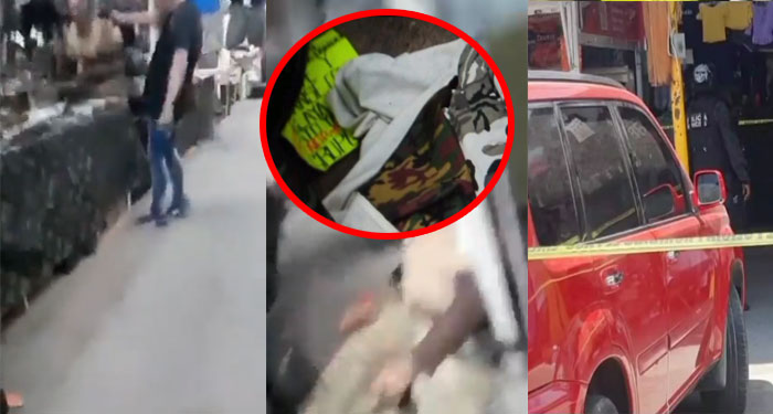 Sicarios graban el momento en que asesinan a un comerciante y le dejan una nota (Video)