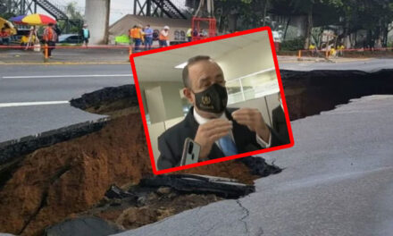 Giammattei presenta solución para el hundimiento en el kilómetro 15 de la Ruta al Pacifico (Video)