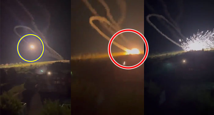 “Misil ruso falla” Misil da la vuelta e impacta contra la base de lanzamiento (Video)