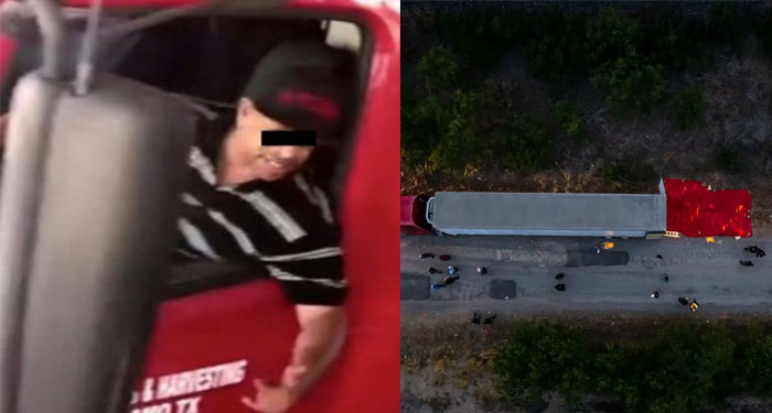 Conductor de tráiler donde murieron más de 50 migrantes se hizo pasar por sobreviviente