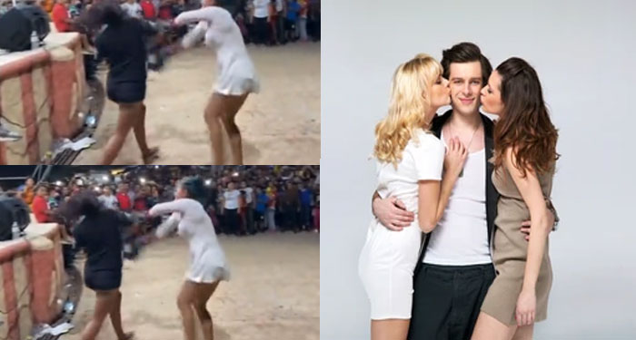 Dos mujeres se van a los golpes por el amor de un hombre y se vuelve viral (Video)