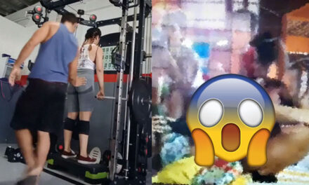 Cámaras de un gimnasio captan a una pareja manteniendo relaciones (Video)