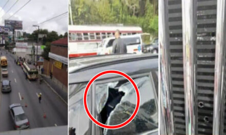 Sicarios se enfrentaron a balazos a la PNC en ruta a El Salvador (Video)