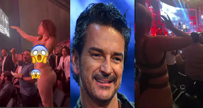 “Lo hizo de Nuevo” Fan de Ricardo Arjona se quita la ropa en pleno show (Video)