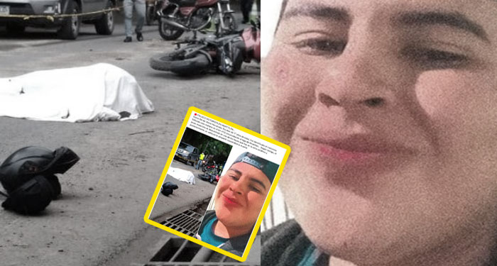Joven perdió la vida tras caer de su motocicleta y es arrollado por un tráiler