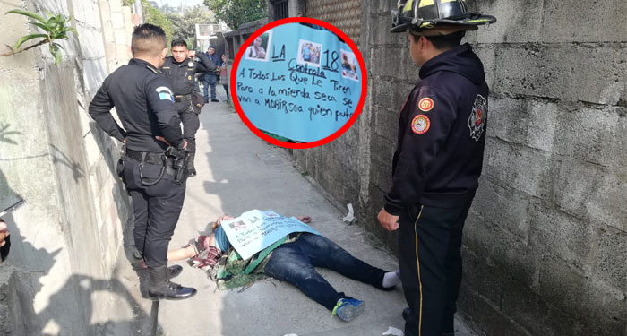 El fuerte mensaje que dejan pandilleros del barrio 18 sobre mujer asesinada
