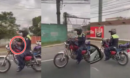 Captan a un PMT utilizando su teléfono mientras conducía a excesiva velocidad (Video)